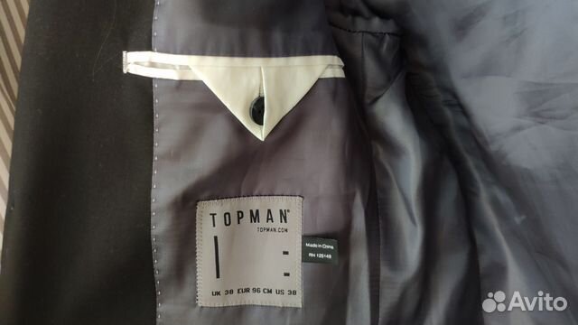 Чёрный пиджак Topman