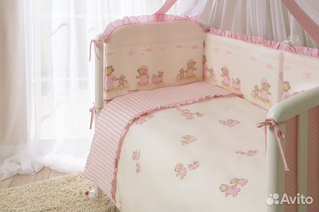 Комплект в кроватку Perina Тиффани (8 предметов) Комплект в кроватку Perina Тиффани (8 предметов)