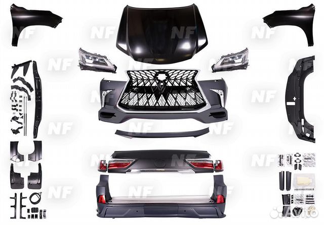 Комплект для рестайлинга Lexus LX 570 Комплект для рестайлинга Lexus LX 570
