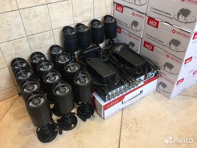 Комплект видеонаблюдения на 16 камер HD/Full HD