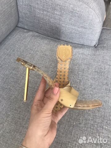 Босоножки стеклянные vicini 38-39размер Босоножки стеклянные vicini 38-39размер