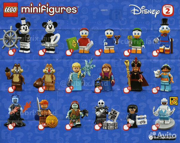 Лего дисней 1 и 2 серии - lego disney