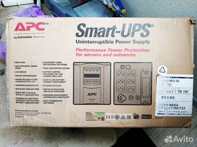 Ибп APC by Schneider Electric Smart-UPS SMT750I