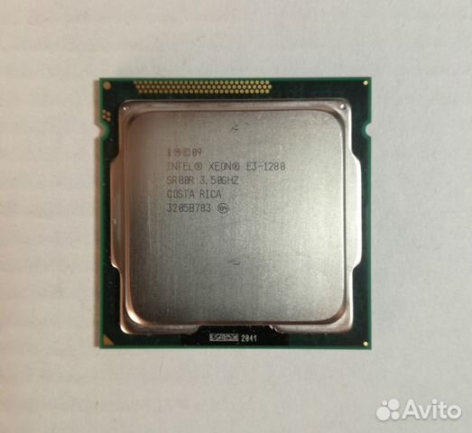 Xeon 1280 3 5ghz Sr00r Lga1155 4ya 8p 8mb Kupit V Moskve Bytovaya Elektronika Avito