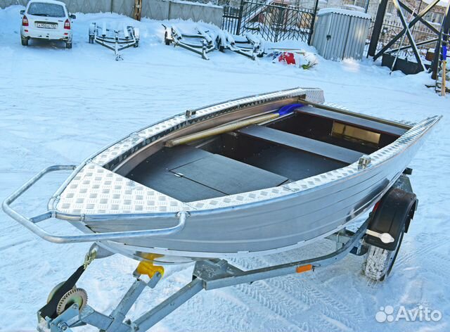 Новая алюминиевая моторная лодка Wyatboat 390Р