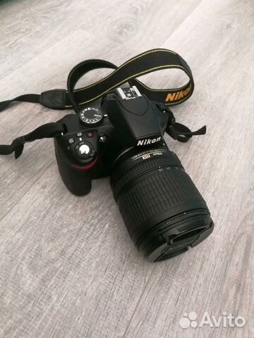 Никон D3200 фотоаппарат зеркальный. Kit 18-105