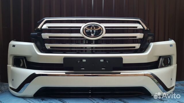 Бампер передний Land Cruser 200 Executive White 18