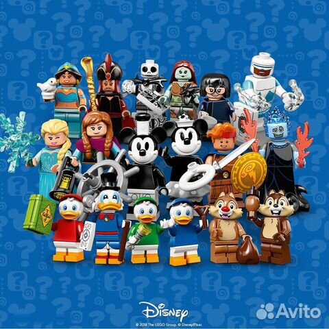 Lego minifigures минифигурки 71024 Disney 2 сэт