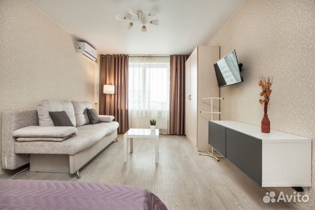 

1-к. квартира, 43 м², 2 кровати