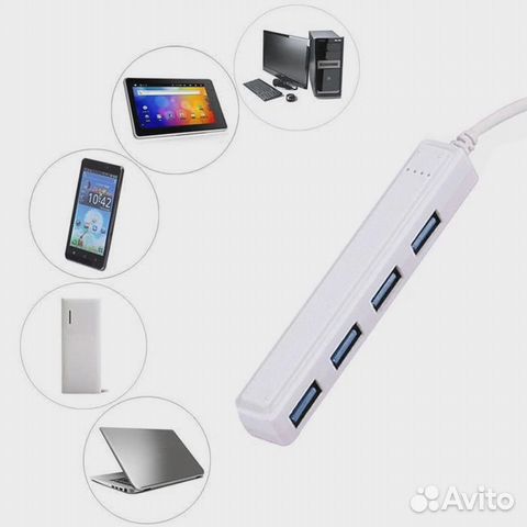 USB концентратор TypeC 4 USB для Apple
