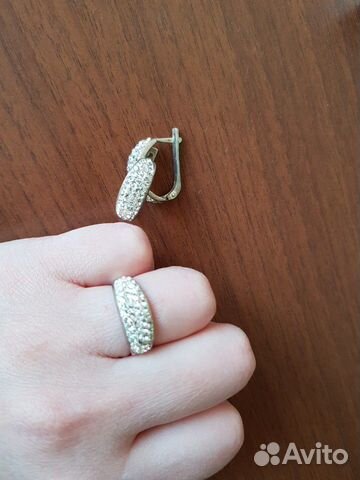 Комплект из серебра 925 пробы Комплект из серебра 925 пробы