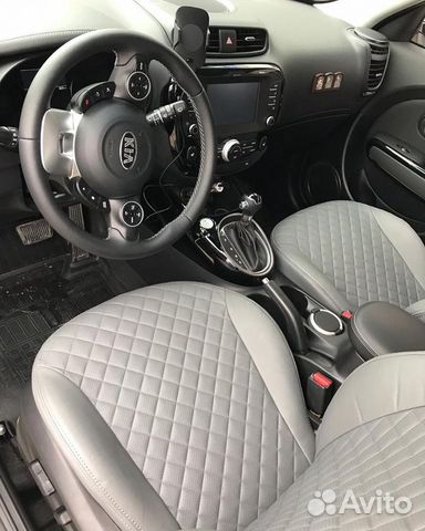 Чехлы автомобильные из экокожи на Киа Соул Чехлы автомобильные из экокожи на Киа Соул