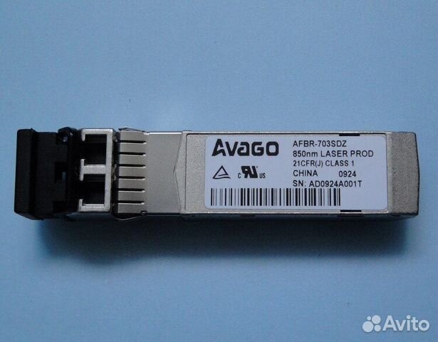 Оптический трансивер 10gbase-SR Avago afbr-703SDZ Оптический трансивер 10gbase-SR Avago afbr-703SDZ