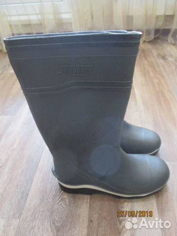 Резиновые сапоги 44 размер