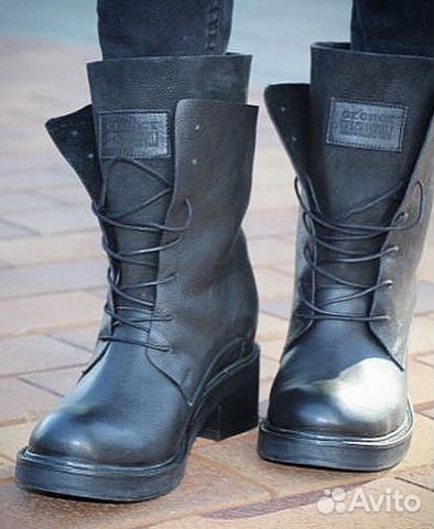 Кожаные ботинки, ручная работа грузинский дизайнер