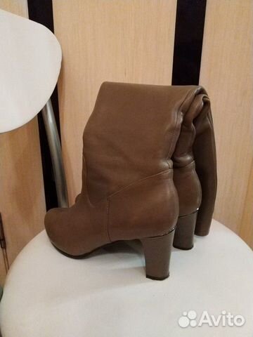 Осенние сапоги, натур.кожа