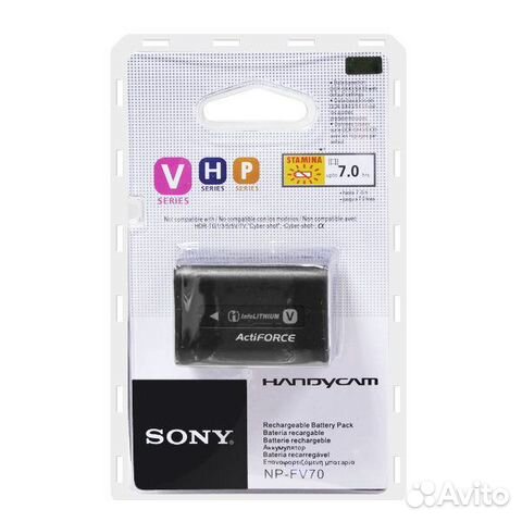 Аккумулятор Sony NP-FV 70, оригинал Аккумулятор Sony NP-FV 70, оригинал