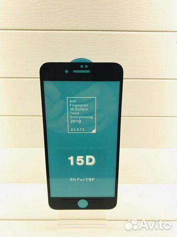 Защитное стекло на iPhone 7+/8+
