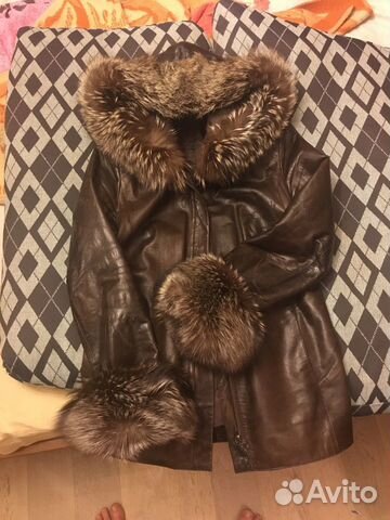 Куртка кожаная с мехом на осень Куртка кожаная с мехом на осень