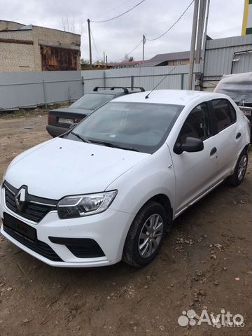 Renault Logan 1.6 МТ, 2019, битый, 7 000 км