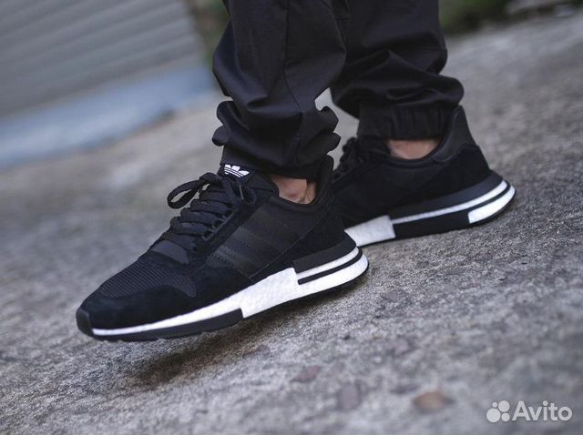 Кроссовки Adidas ZX 500 RM Black Кроссовки Adidas ZX 500 RM Black