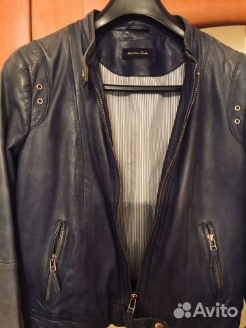 Куртка кожаная куртка Massimo Dutti