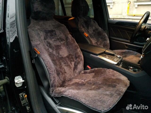 Меховые накидки из натуральной овчины на сиденья