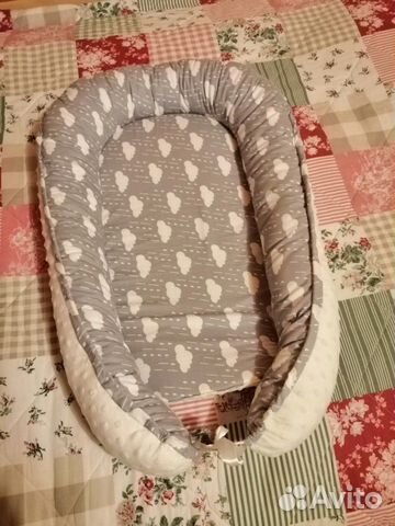 Кокон для новорождённого из нежнейшего плюша