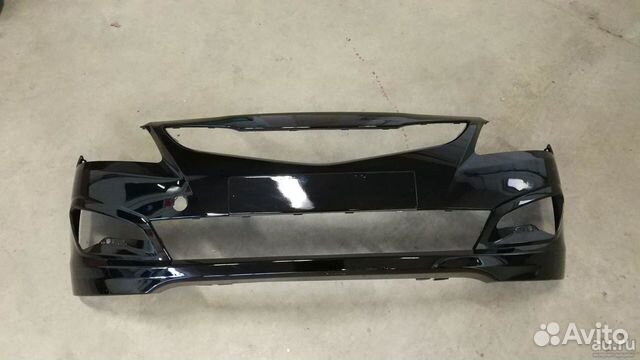 Бампер передний Хендай Солярис в цвет