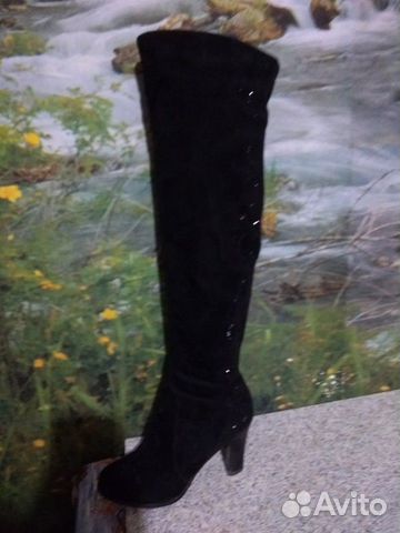 Ботфорты, замша,39размер