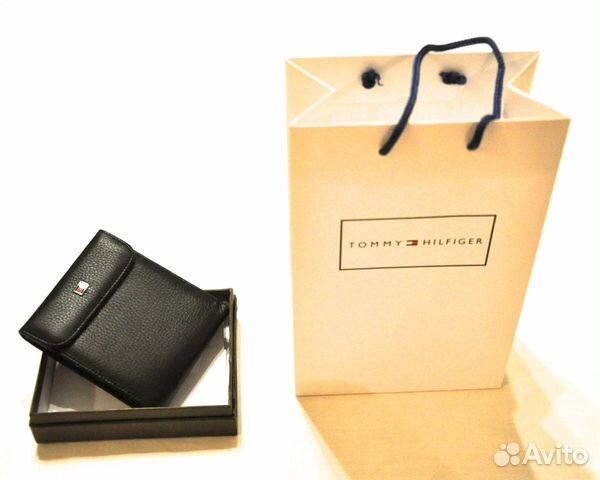 Мужской кошелек / Tommy Hilfiger / новый (черный)