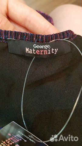 Нарядное новое платье для беременных george