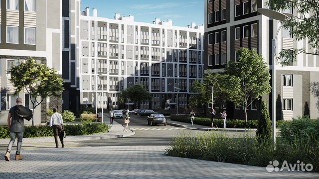 2-к квартира, 62.4 м², 1/10 эт.
