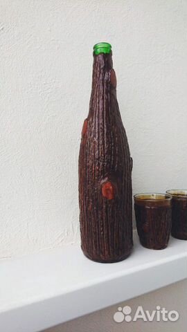 Бутылка и 5 стаканчиков