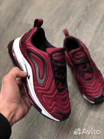 Кроссовки Nike Air Max 720 бордовые