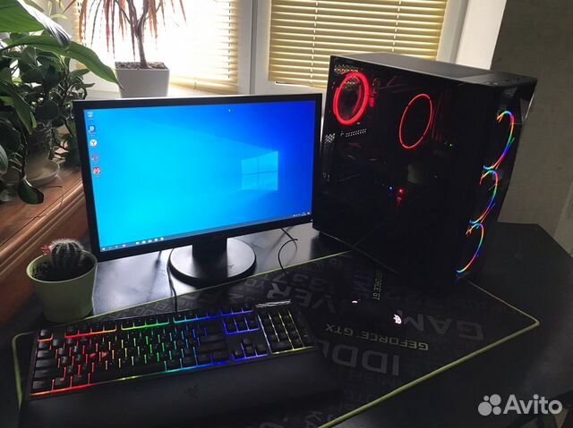 Игровой компьютер i7/gtx 1070/16gb/ssd/rgb/wifi/bt