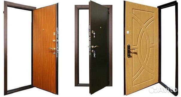 Железные двери с порошковым напылением в квартиру