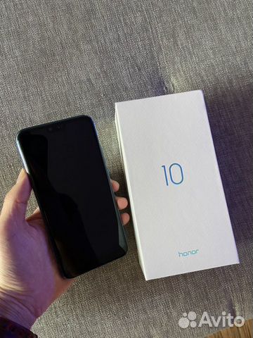 Смартфон Honor 10 64 Гб, зелёно-голубой