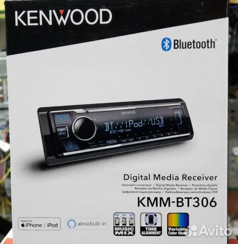 Автомагнитола Kenwood KMM-BT306 Автомагнитола Kenwood KMM-BT306