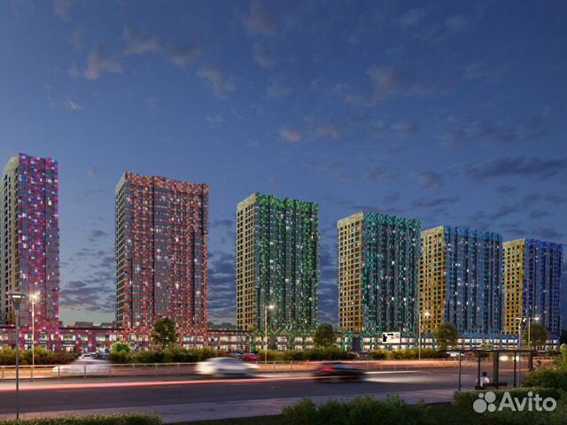 2-к квартира, 56.4 м², 22/25 эт.
