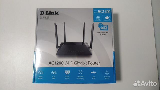 Wi-Fi роутер D-link 825 новый