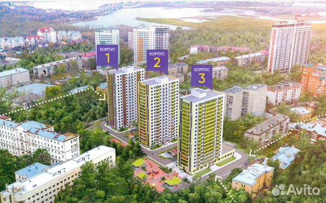 Студия, 31.3 м², 15/19 эт. Студия, 31.3 м², 15/19 эт.