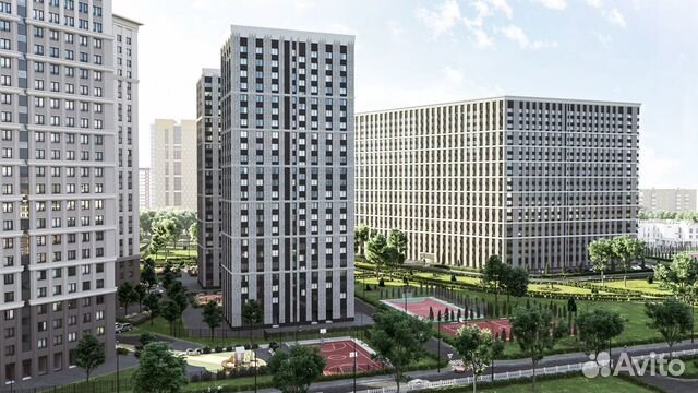 1-к квартира, 44.9 м², 14/21 эт. 1-к квартира, 44.9 м², 14/21 эт.