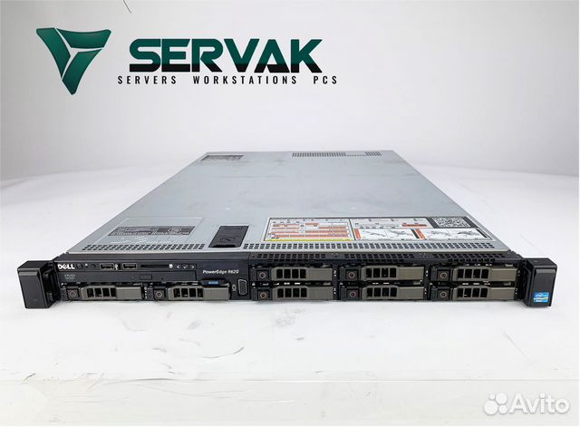Сервер dell R620 8SFF 2x E5-2667v2 256GB
