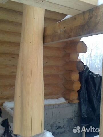 Сруб дома из рубленного бревна с установкой Сруб дома из рубленного бревна с установкой