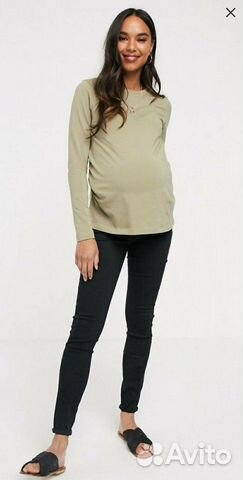 Лонгслив ASOS для беременных из органического хлоп Лонгслив ASOS для беременных из органического хлоп