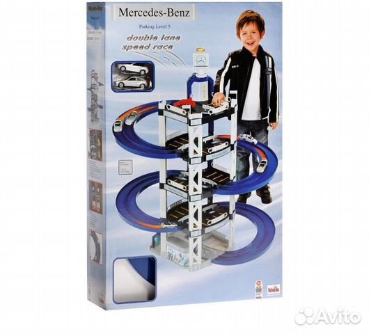 Игровой набор Klein Парковка Mercedes, 5 уровней Игровой набор Klein Парковка Mercedes, 5 уровней