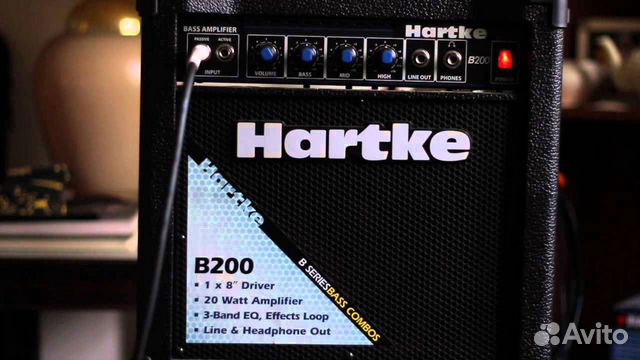 Комбоусилитель hartke Комбоусилитель hartke