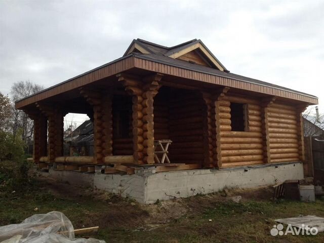 Сруб бани из оцб Зимний лес. Своё производство оцб Сруб бани из оцб Зимний лес. Своё производство оцб