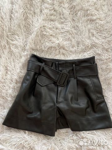 Кожаные шорты Zara Кожаные шорты Zara